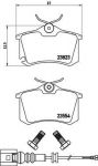 BREMBO Комплект тормозных колодок SEAT IBIZA IV (6L1) 1.2 Kw 44 06/07 - 05/08 R (6X0698451A, P85066)