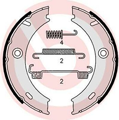 Brembo S 50 512 комплект тормозных колодок, стояночная тормозная с на MERCEDES-BENZ VARIO c бортовой платформой/ходовая часть
