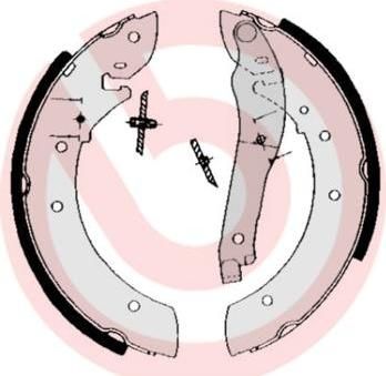 Brembo S 61 510 комплект тормозных колодок на PEUGEOT 505 Break (551D)