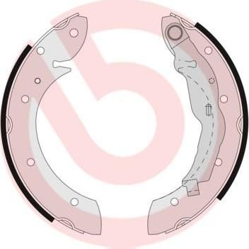 Brembo S 68 521 комплект тормозных колодок на RENAULT SCЙNIC I (JA0/1_)