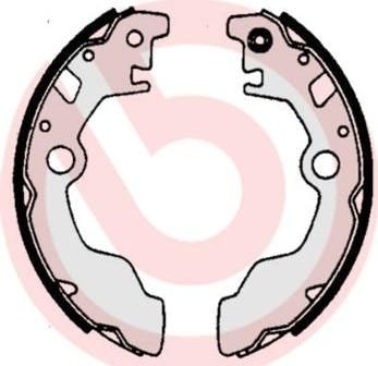 Brembo S 78 506 комплект тормозных колодок на SUBARU REX III