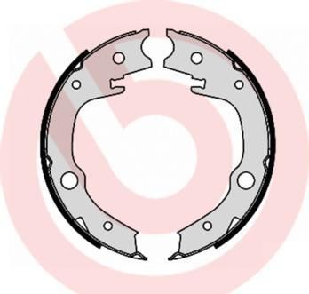 BREMBO Колодки тормозные комплект, стояночная тормозная система (S 83 551)