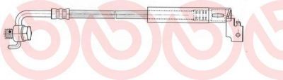 Brembo T 24 076 тормозной шланг на FORD ESCORT VII (GAL, AAL, ABL)