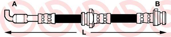 Brembo T 49 018 тормозной шланг на MAZDA 626 III Station Wagon (GV)