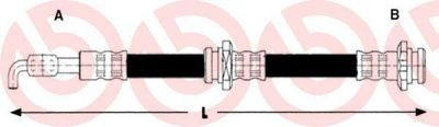 Brembo T 59 075 тормозной шланг на OPEL FRONTERA B (6B_)
