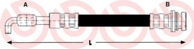 Brembo T 59 076 тормозной шланг на OPEL FRONTERA B (6B_)