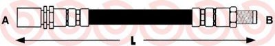 Brembo T 83 004 тормозной шланг на TOYOTA LITEACE фургон (CM3_V, KM3_V)