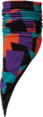 Бандана BUFF BANDANA BUFF WITH POLAR FLEECE REVERSIBLE BLOCKS (BLACK) (б/р:one size)