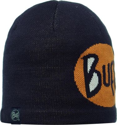 Шапка BUFF 2015-16 KNITTED HATS BUFF LOGO BLACK (б/р:one size)