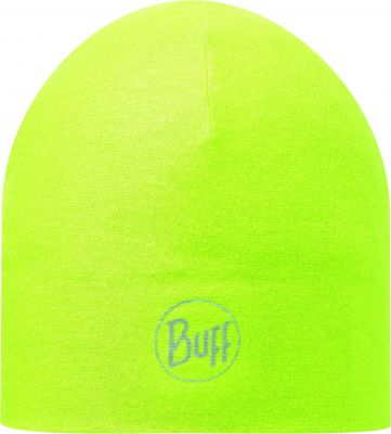 Шапка BUFF MICROFIBER REVERSIBLE HAT BUFF R-SOLID YELLOW FLUOR (US:One size)