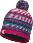 Шапка BUFF 2016-17 JUNIOR KNITTED POLAR HAT BUFF AMITY PINK CERISSE-PINK CERISSE-Standard (US:ONE SIZE)