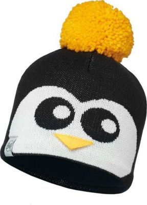 Шапка BUFF 2016-17 CHILD KNITTED POLAR HAT BUFF PENGUIN BLACK-BLACK-Standard (US:ONE SIZE)