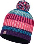 Шапка BUFF 2016-17 JUNIOR KNITTED POLAR HAT BUFF HOPS PLUM-PLUM-Standard (US:ONE SIZE)