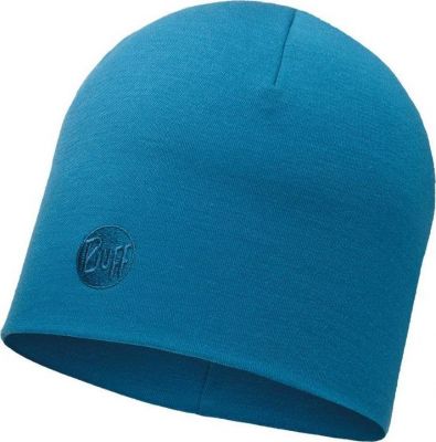 Шапка BUFF 2016-17 MERINO WOOL THERMAL HAT SLOUCHY BUFF SOLID OCEAN-OCEAN-Standard (US:ONE SIZE)