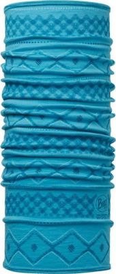 Шарф BUFF 2016-17 Wool BUFF Patterned Dyed Stripes MERINO WOOL BUFF RHODA BLUE CAPRI (б/р:One Size)
