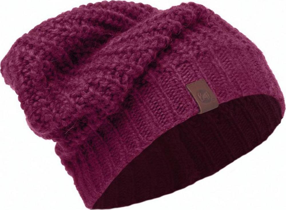Шапка BUFF KNITTED HAT GRIBLING RED PLUM (US:one size)