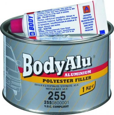 BODY 255 Шпатлевка с алюминием (1кг) 2550800001