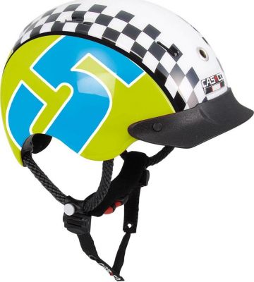 Летний шлем Casco YOUTH KIDS Mini-Generation Racer 5 green-blue (US:S)