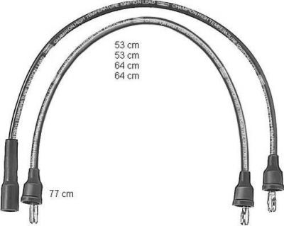 Champion CLS101 комплект проводов зажигания на OPEL KADETT D (31_-34_, 41_-44_)