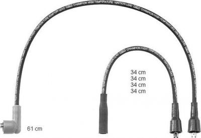 Champion CLS125 комплект проводов зажигания на RENAULT SUPER 5 (B/C40_)