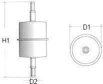 Champion L101/606 топливный фильтр на FORD SCORPIO I (GAE, GGE)