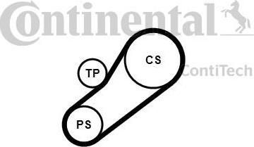 CONTITECH CT-4PK735K1_ремкомплект НО! Ford Mondeo/Transit, Jaguar X-Type 2.0/2. (4PK735K1)