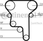 Contitech CT1023K2 комплект ремня грм на OPEL SPEEDSTER