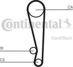 CONTITECH Ремень ГРМ KIA MAZ (CT1024, CT1024)