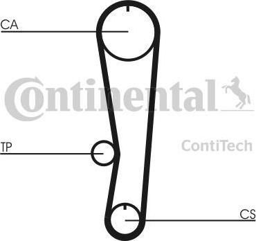 Contitech CT568K1 комплект ремня грм на SUZUKI SWIFT I (AA)