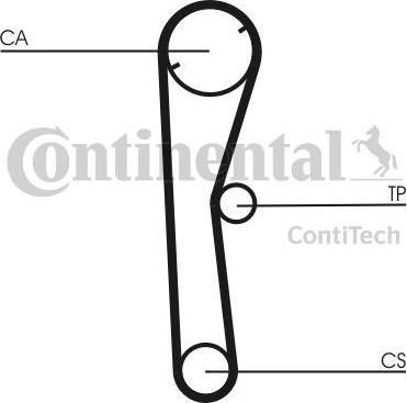 Contitech CT674K1 комплект ремня грм на NISSAN STANZA Hatchback (T11)