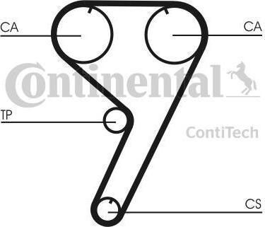 Contitech CT770 Ремень ГРМ FIAT 90-96 (139x18)