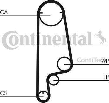 Contitech CT799K1 комплект ремня грм на ROVER 600 (RH)
