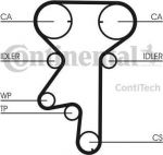 CONTITECH Ремень ГРМ OPEL 95-> 16V /CHEVROLET Lacetti (5636564, CT975)