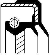 Corteco 01034649B уплотняющее кольцо, дифференциал на DAF LF 45