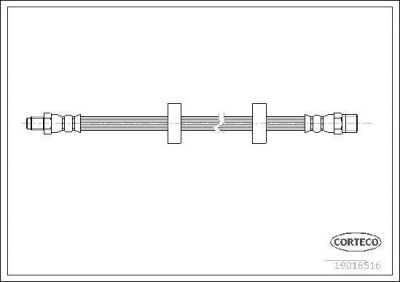 Corteco 19018516 тормозной шланг на VW PASSAT (32)