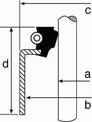 Corteco 19025735 уплотнительное кольцо, стержень кла на NISSAN PATHFINDER II (R50)