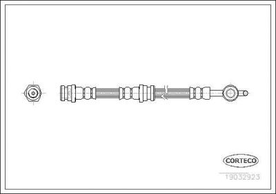 Corteco 19032923 тормозной шланг на MAZDA 323 S VI (BJ)