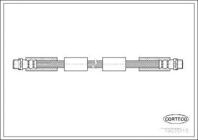 Corteco 19035113 тормозной шланг на VW PASSAT Variant (3B6)