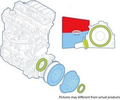 Corteco 19134554 комплект прокладок вала, сцепление на AUDI A3 Sportback (8PA)