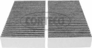 CORTECO Фильтр салонный (угольный) (комп. 2шт) MB W164/W251 (80000647)