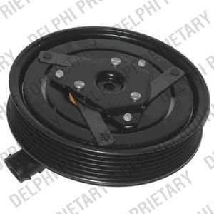 Delphi 0165008/0 электромагнитное сцепление, компрессор на RENAULT MEGANE II седан (LM0/1_)