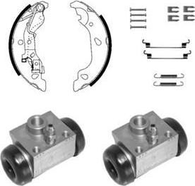 Delphi 1068 комплект тормозных колодок на FIAT PUNTO (188)