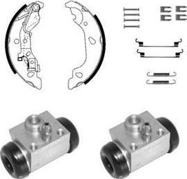 Delphi 1069 комплект тормозных колодок на FIAT PUNTO (188)