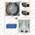 Delphi 707 комплект тормозных колодок на OPEL KADETT D (31_-34_, 41_-44_)
