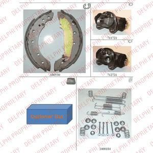Delphi 815 комплект тормозных колодок на VOLVO 460 L (464)