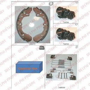 Delphi 861 комплект тормозных колодок на MAZDA 323 III (BF)
