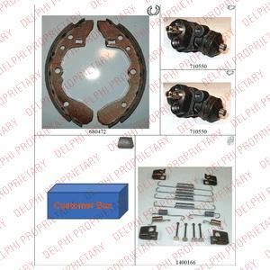 Delphi 862 комплект тормозных колодок на MAZDA 323 III (BF)