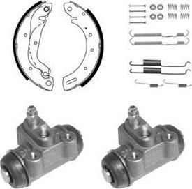 Delphi 976 комплект тормозных колодок на NISSAN SERENA (C23M)