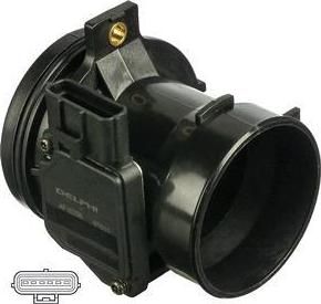 Delphi AF10256-12B1 расходомер воздуха на FORD FOCUS седан (DFW)