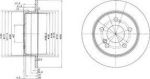 DELPHI Диски торм.зад.Mercedes W124/W201 (258x9) (BG2291)